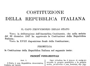 La “via maestra”. La Costituzione è il programma dell’opposizione 